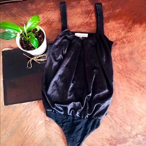 Costa Blanca black tank top bodysuit